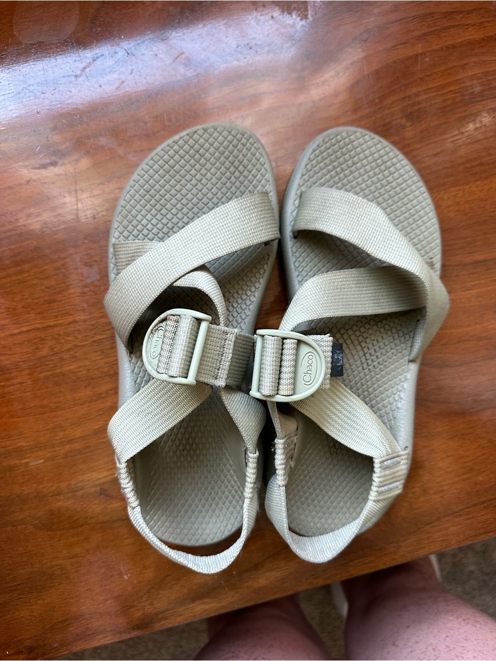 Green Chacos- women’s 7